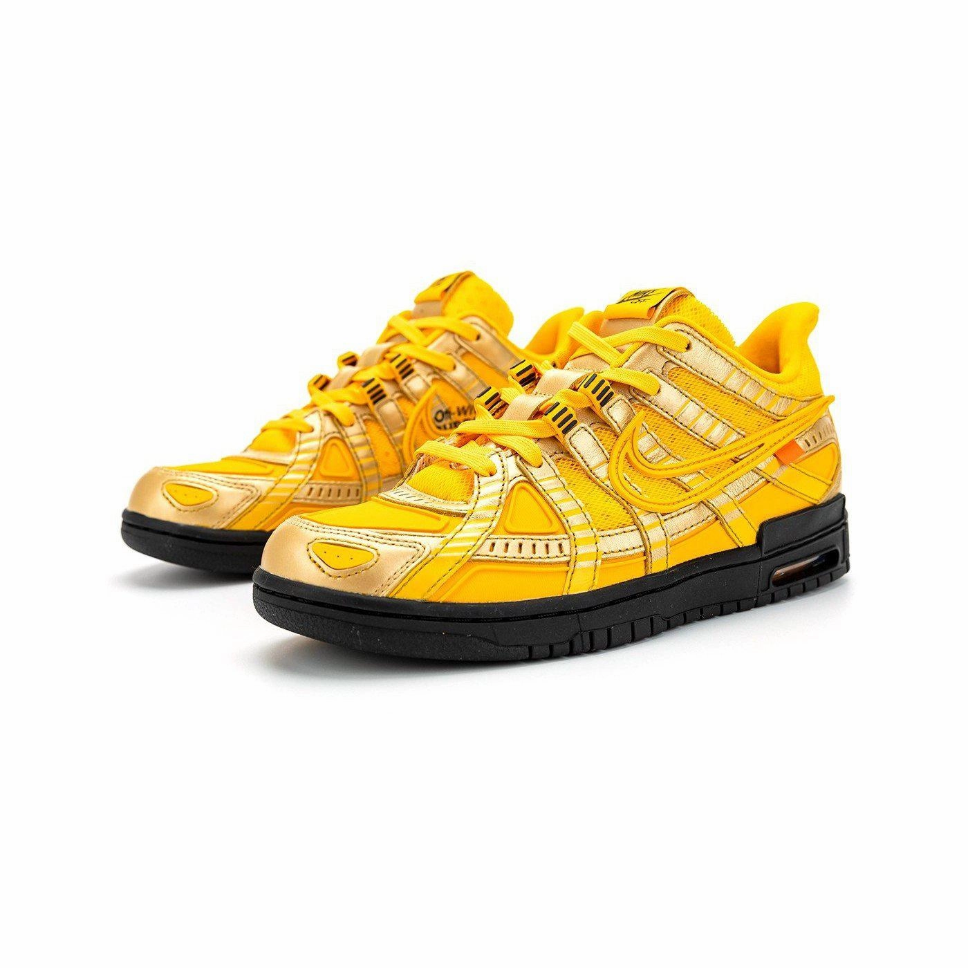 Asics Ff Shoes Nike Off-White x Air Rubber Dunk 'University Gold'