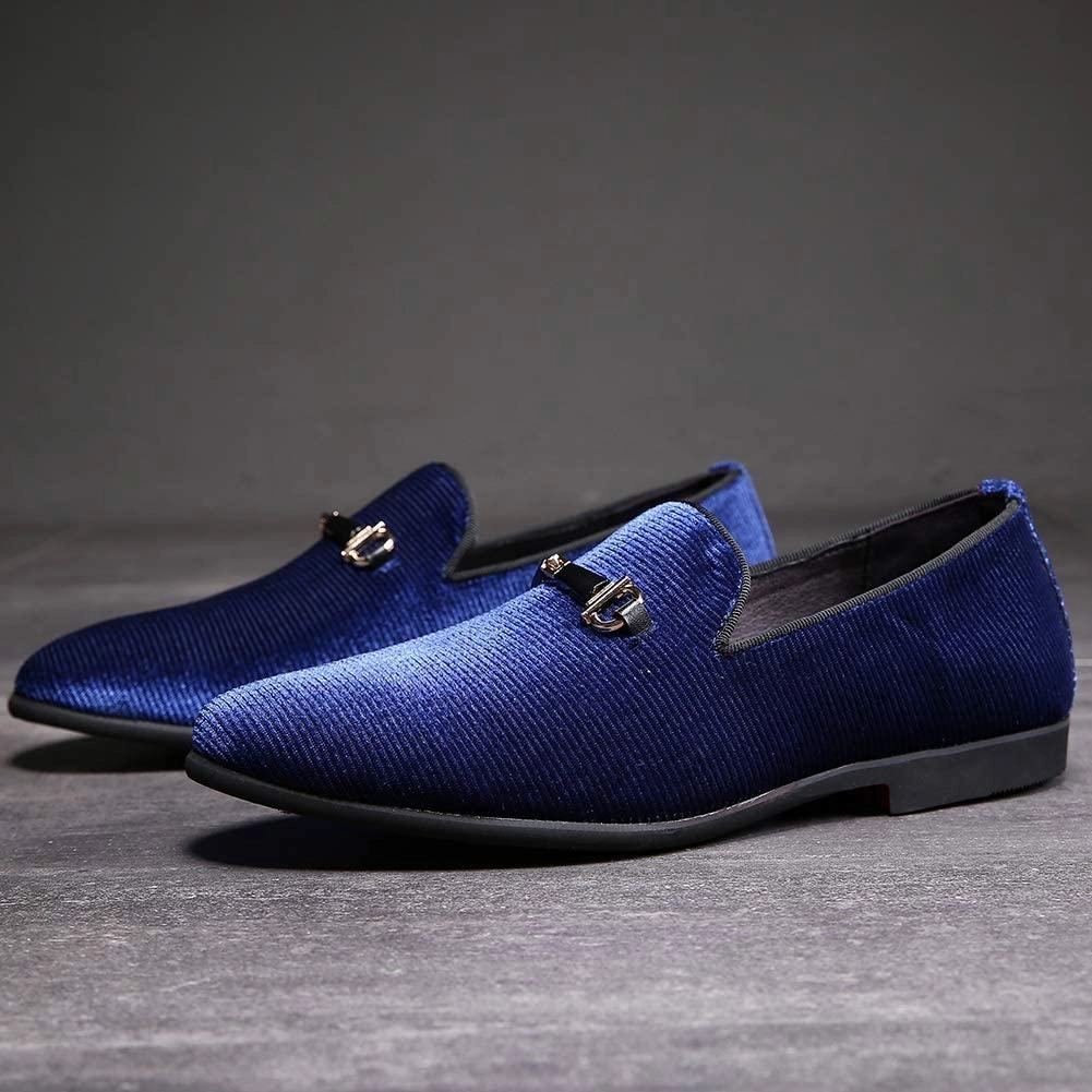 NXY Black Loafers MenMen's Penny Loafers &amp; Velvet Loafers Men - Fashion Formal Buckle Casual Dress Shoes Allen Edmonds Loafers Sale