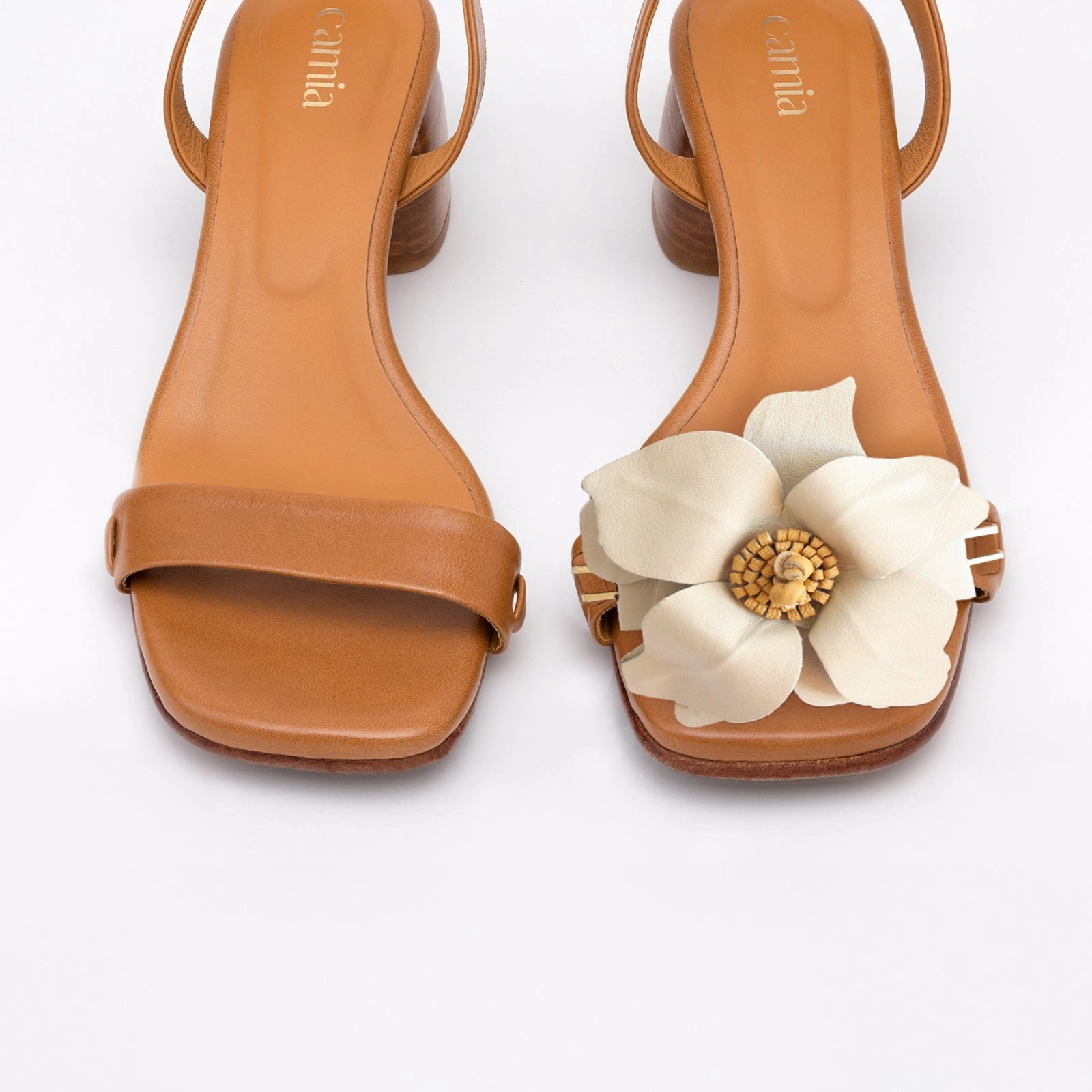 Sandals Ankle Strap Flat Camel Heeled Swap Sandal