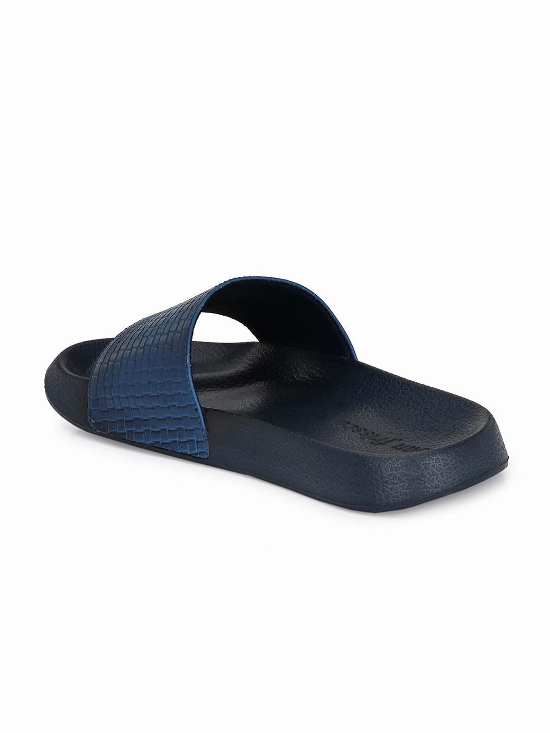 Rio Blue Sliders Grey Slippers
