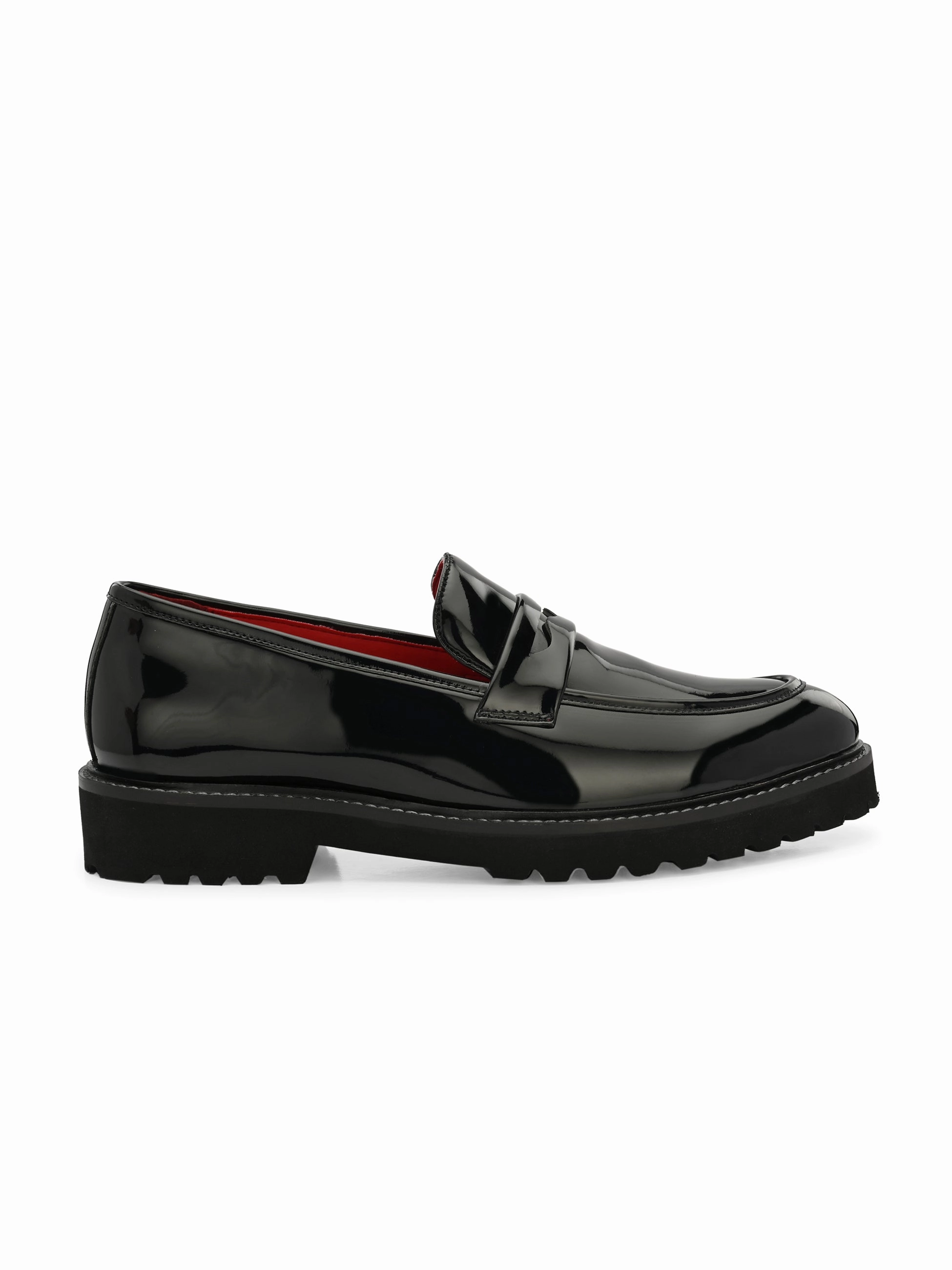 Seoul Black Chunky Loafers Loafers Glory Tubing