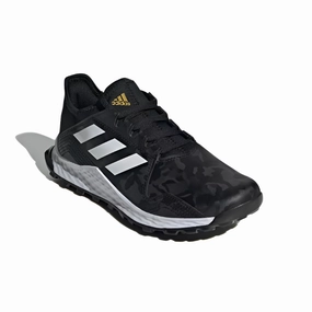 Adidas Zg21 Golf Shoes Adidas Kids Hockey Shoes Hockey Youngstar Core Black/Cloud White/Gold Metallic