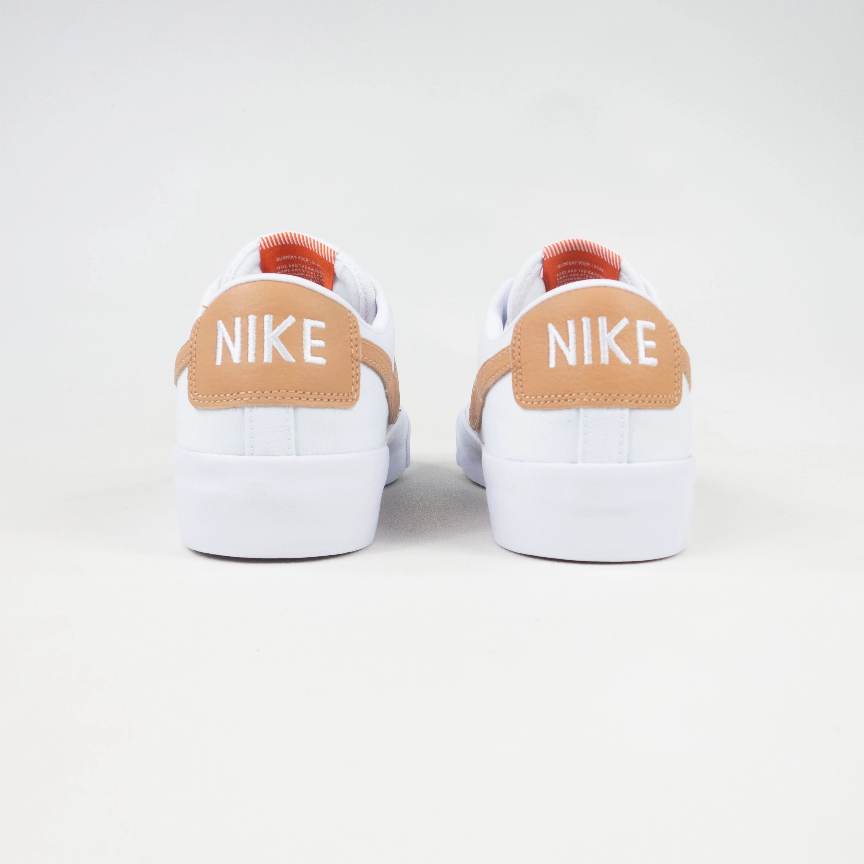 Nike SB Blazer Low GT Shoes - White / Lt Cognac-White-Lt Cognac (100) Asics Shoes Perth