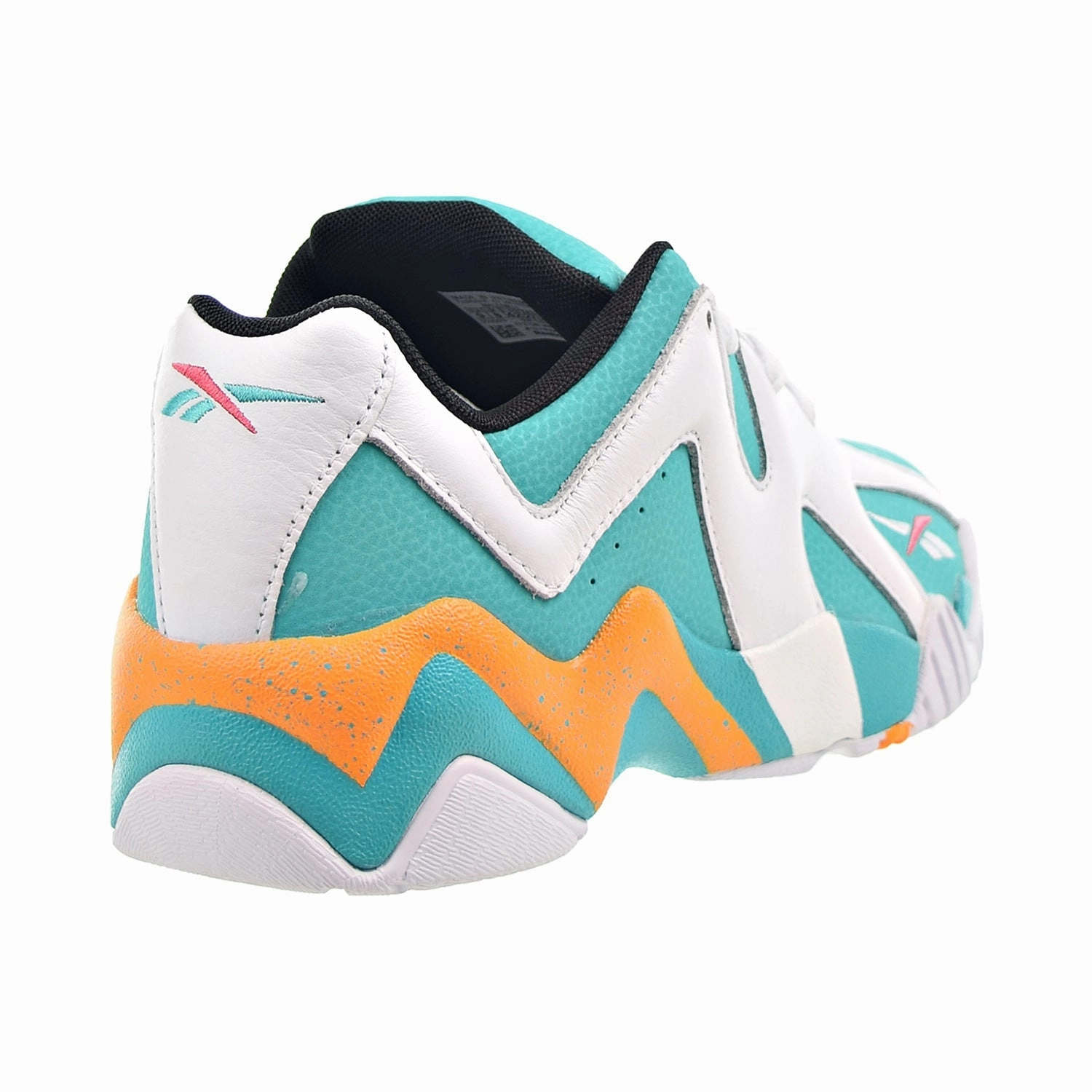 Contour Casual Shoes Reebok Kamikaze II Low Men's Basketball Shoes Spearmint-Footwear white-Orange