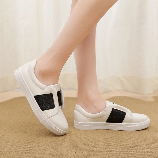 ADISPUTENT Women Sneakers Breathable Mesh Flats Shoes Casual Loafers Shoes Women Boat Shoes Black Comfortable Ballet Shoe Summer