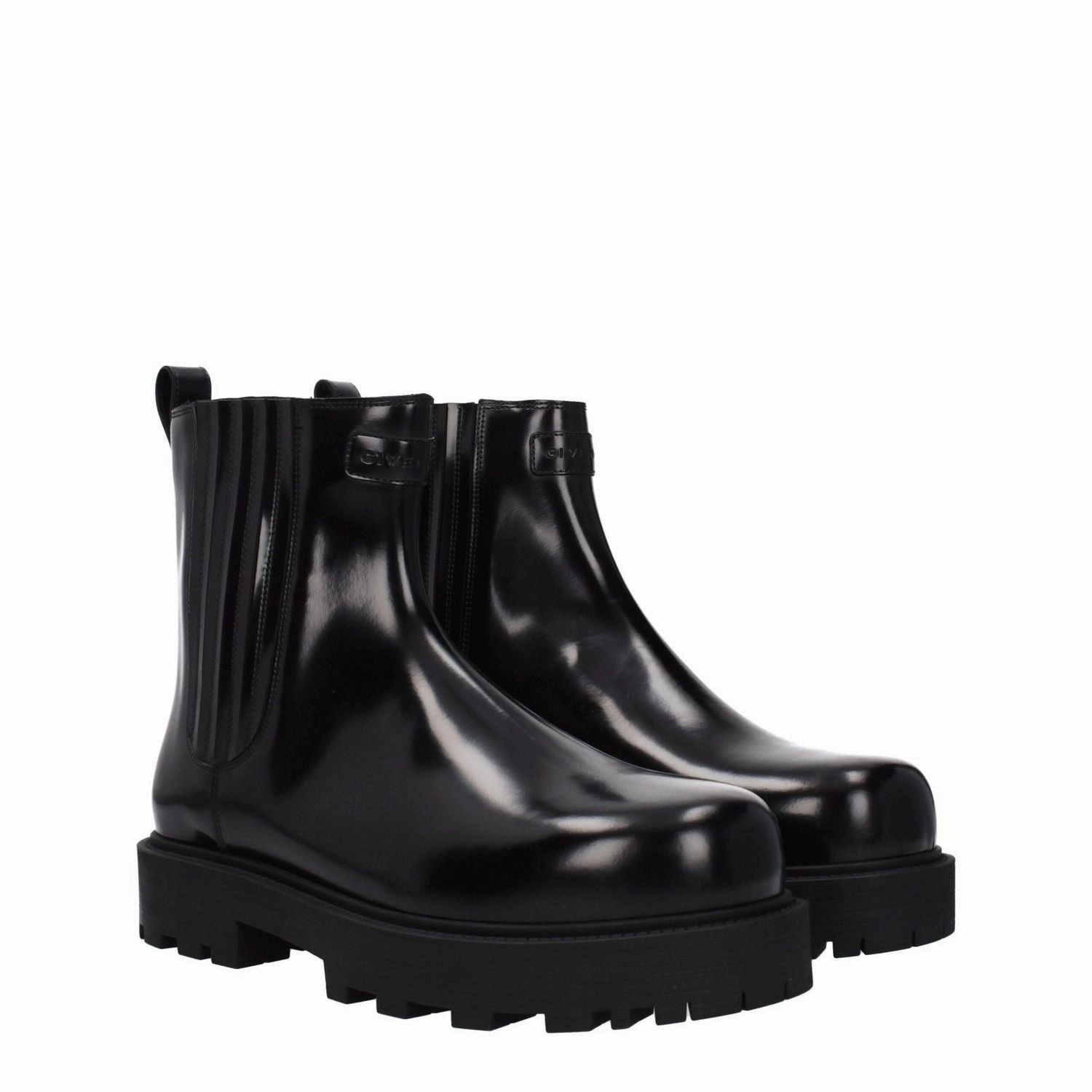 Givenchy Black Leather Ankle Boots Casual Sneaker Shoe