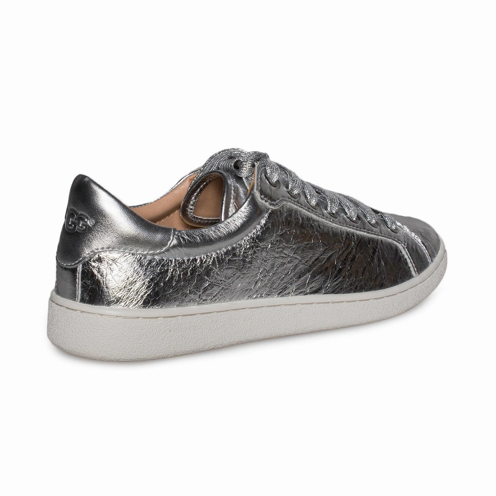 Sneakers Extra Wide UGG Milo Metallic Silver Sneakers - Women's