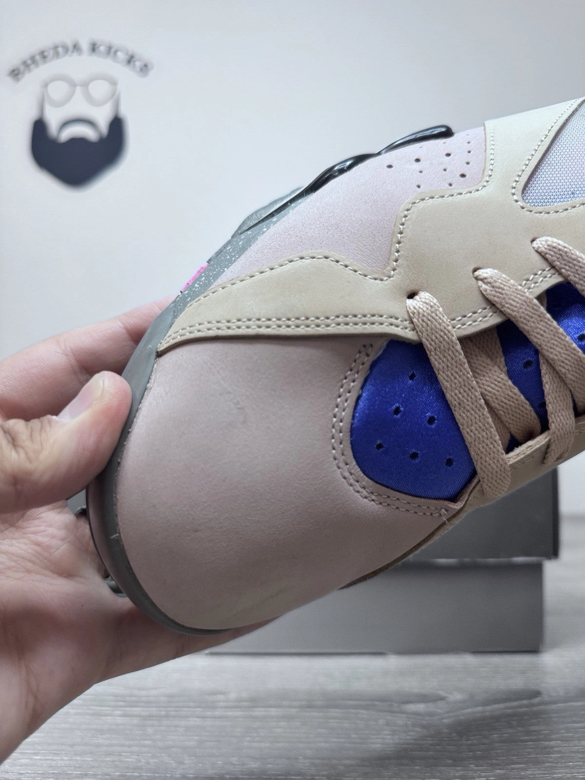 Size 13 - Nike Air Jordan 7 Retro SE Sapphire Mens DJ2636-204 Preowned Asics Shoes 1130