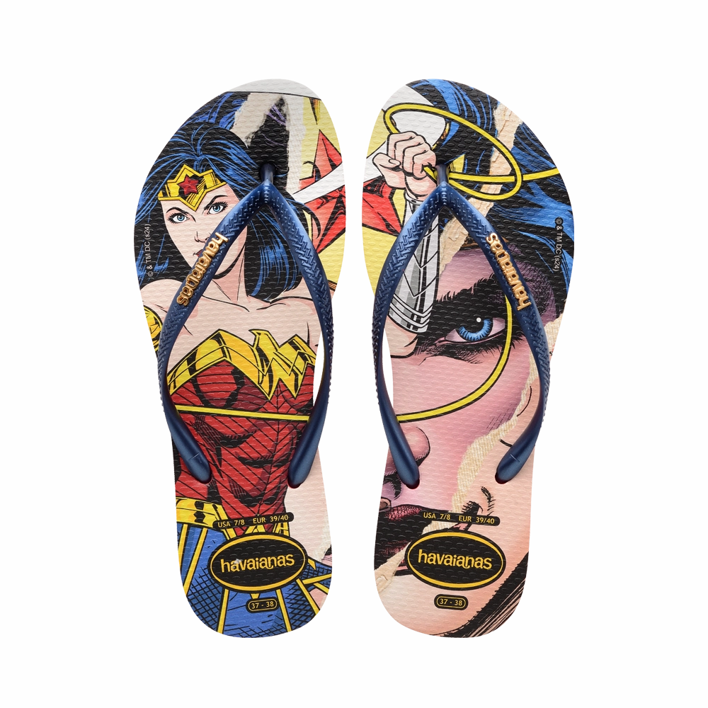 Best Memories Are Made In Flip Flops Slim Wonder Woman Flip Flops