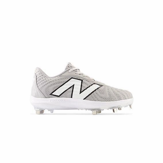 New Balance 621 New Balance Men's FuelCell 4040 V7 Metal Baseball Cleats - Raincloud / Optic White - L4040TG7
