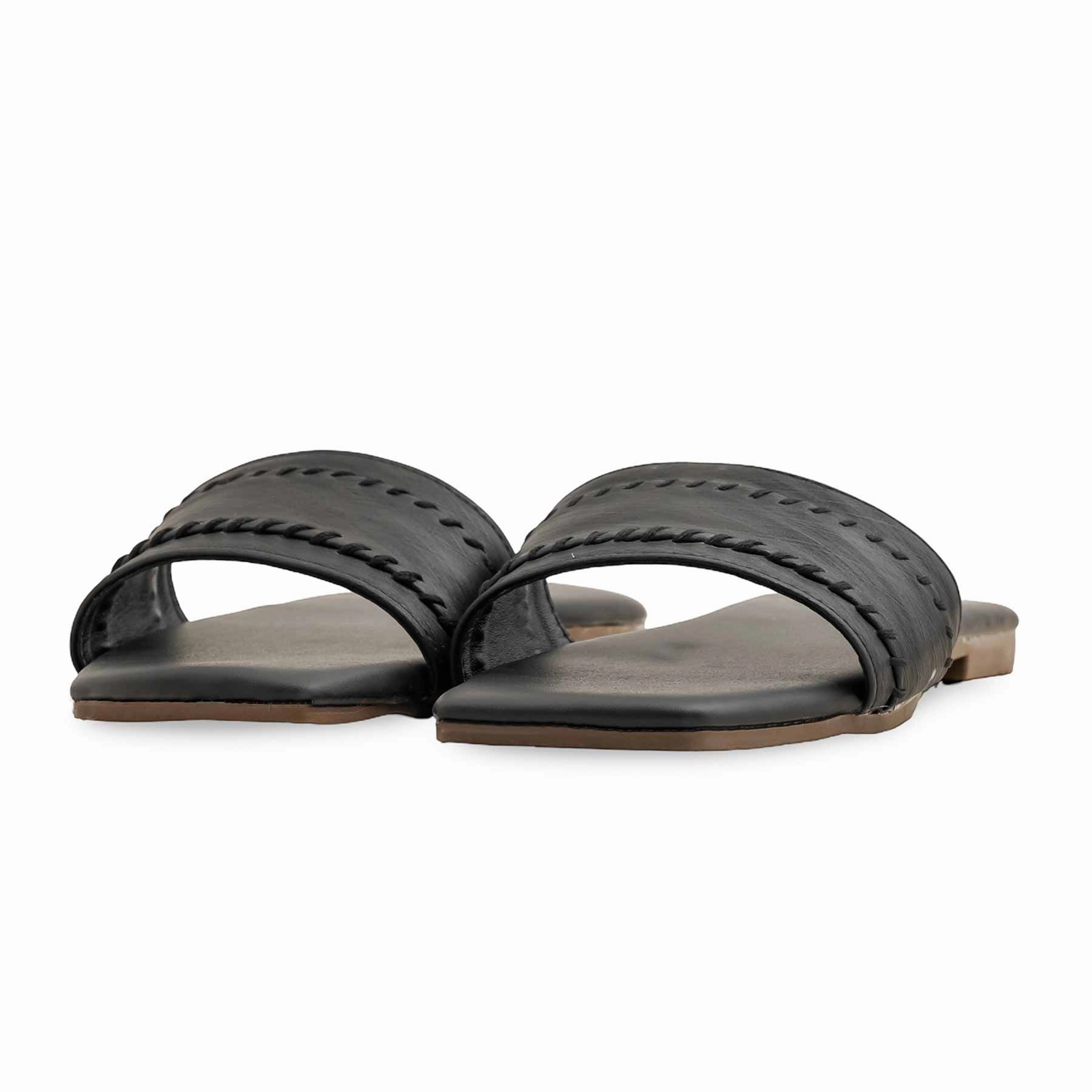 Black Casual Slipper CL2051