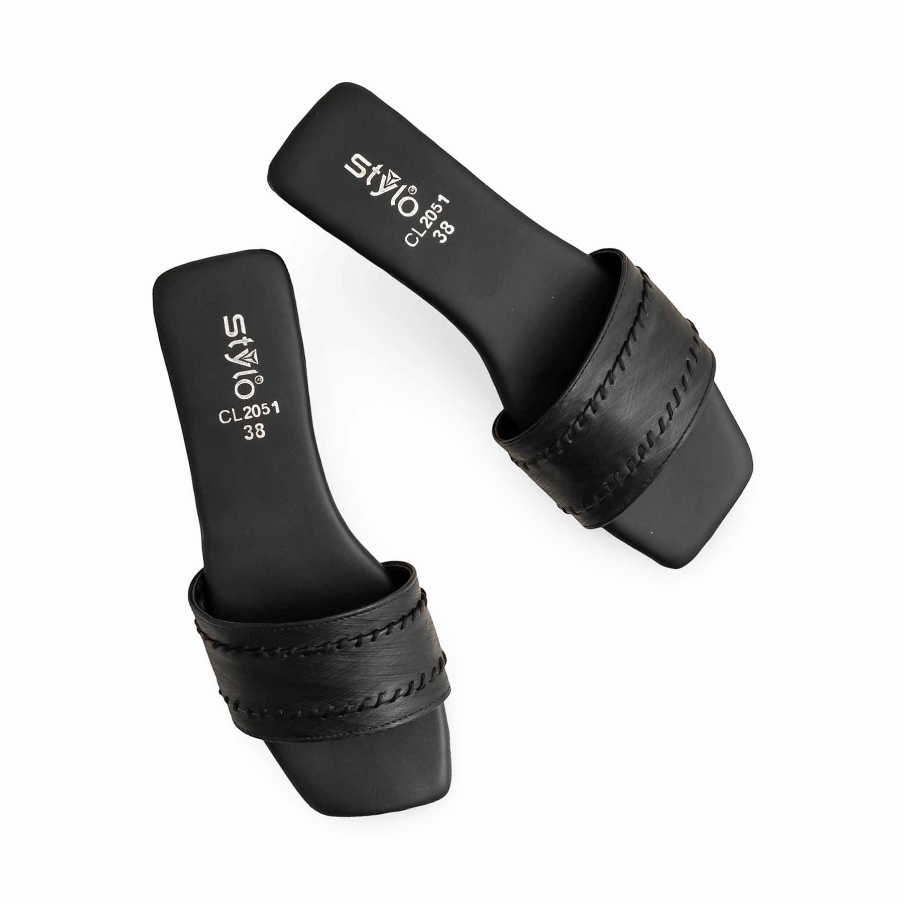 Black Casual Slipper CL2051 Macy's Casual Shoes