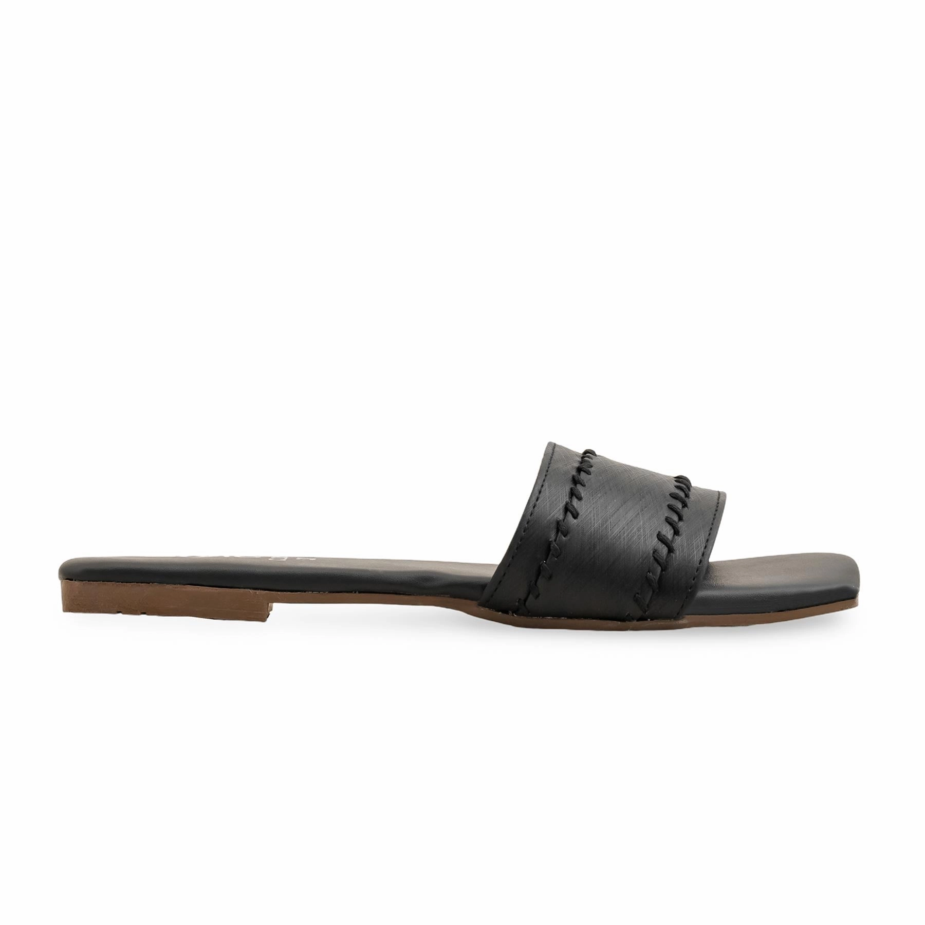 Black Casual Slipper CL2051 Casual Shoes With Jeans