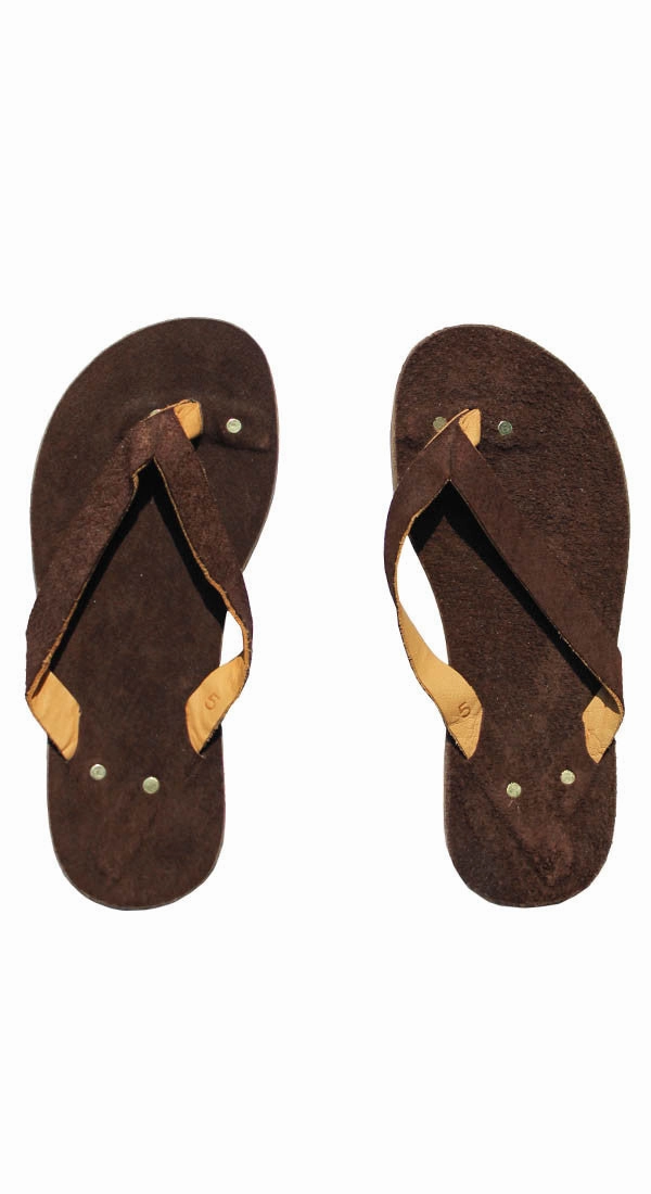 Electronica Flip Flops Suede Flip Flops