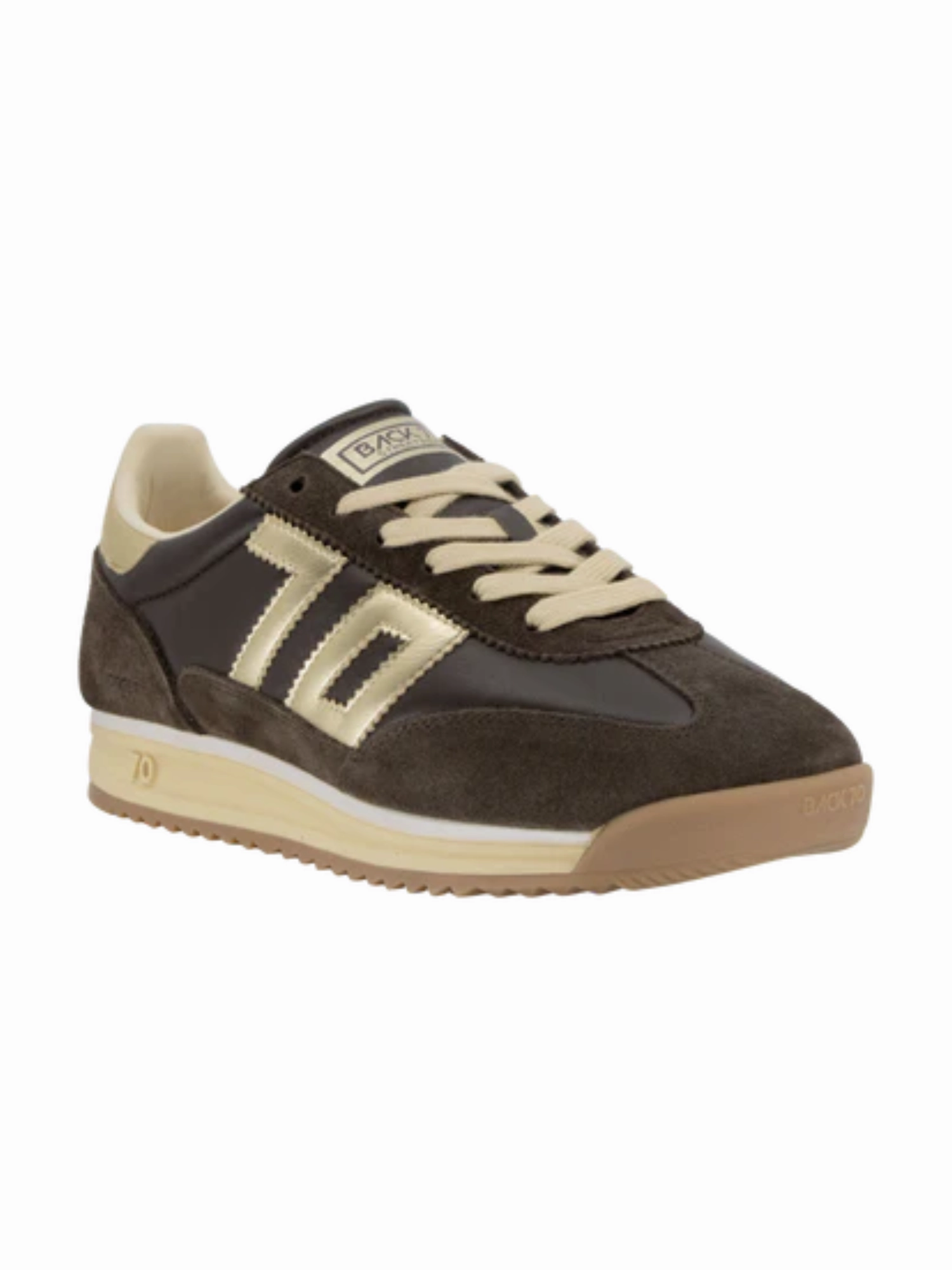 Jogger N - Coffee Gold Skechers Platform Sneakers