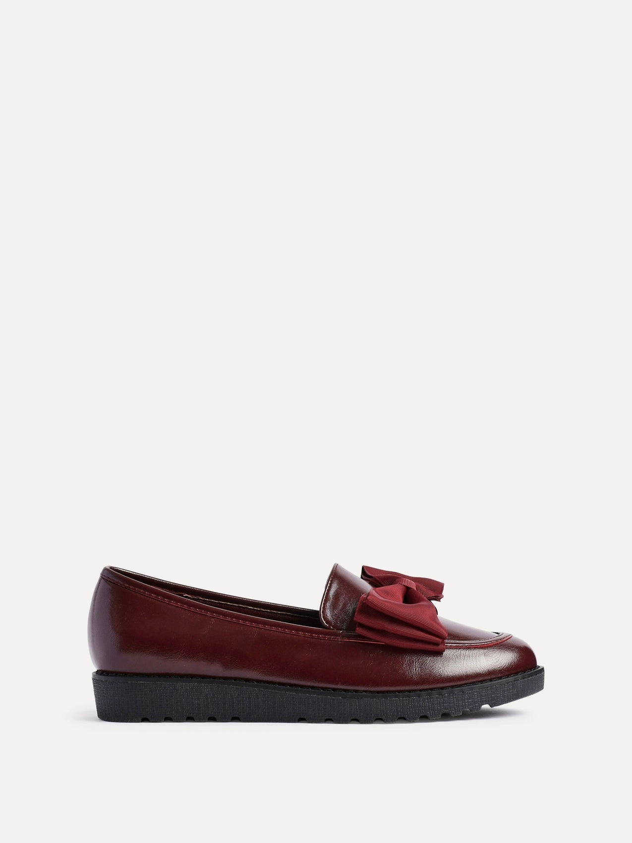 CATHY Steel Toe Penny Loafers