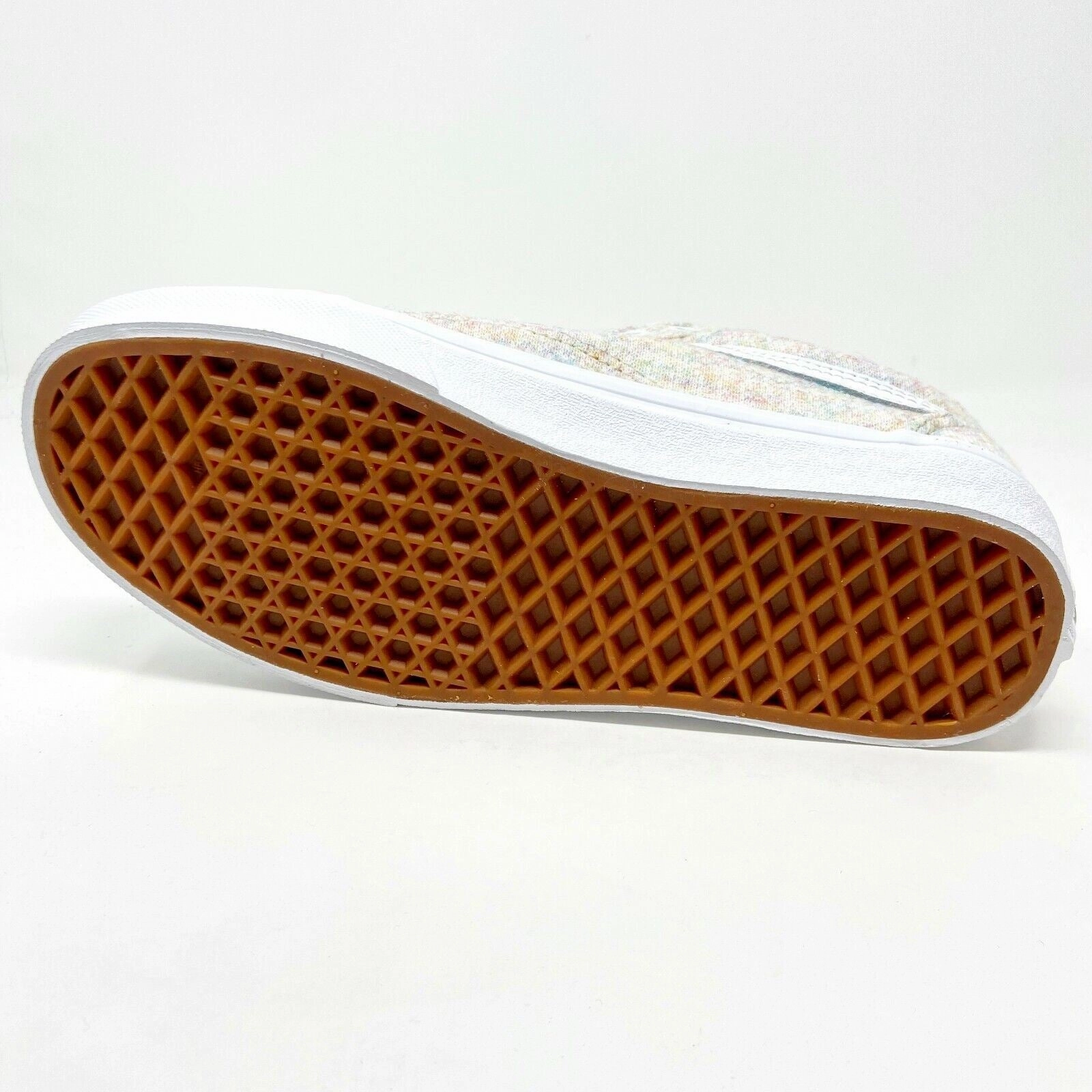 Casual Shoes Ffxiv Vans Old Skool (Rainbow Jersey) Multicolor White Womens Classic Casual Shoes