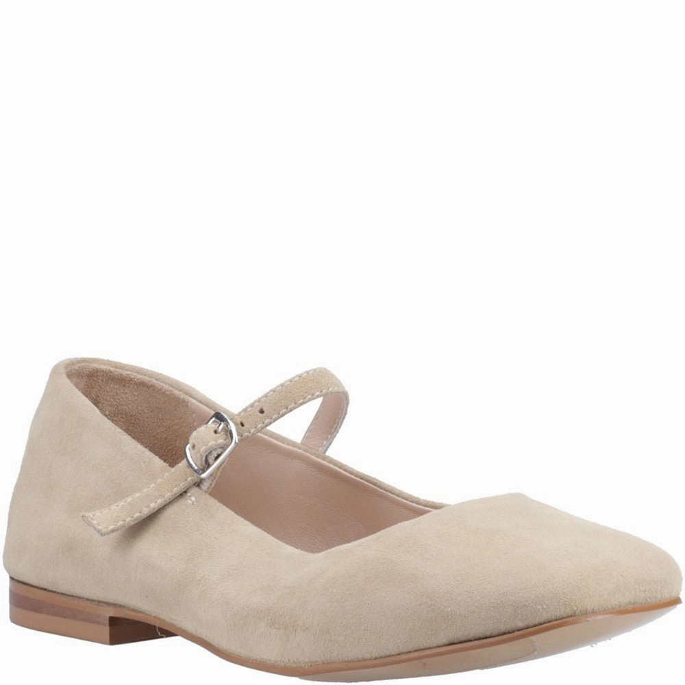 Closed Flats Shoes Taupe Pasha Suede Ballerinas