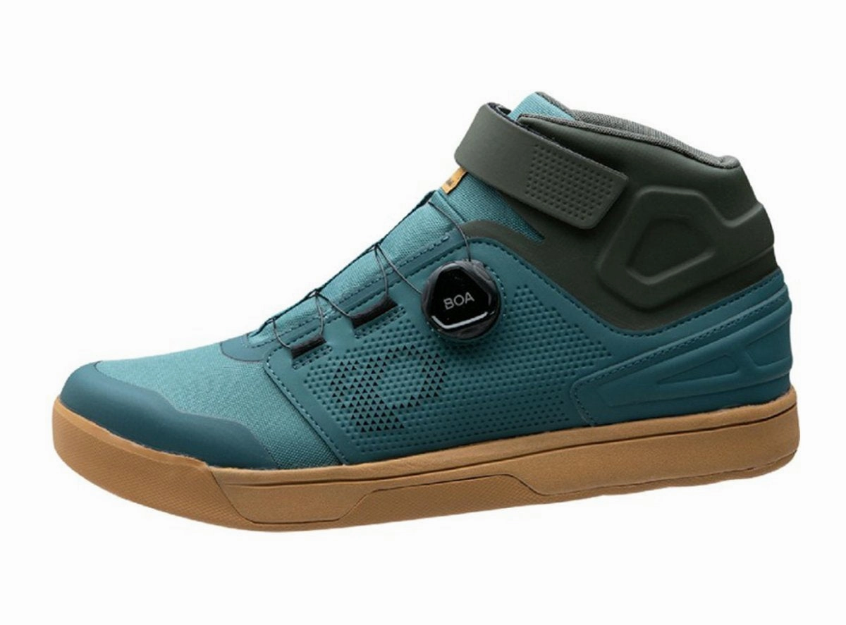 Flat Square Toe Shoes Pearl Izumi X-Alp Launch WRX Mid MTB Shoe - Spruce-Forest