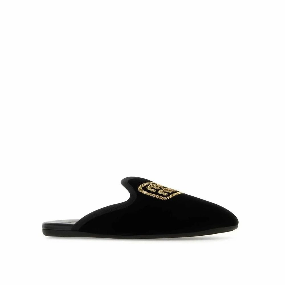 Miu Miu Black Calfskin Mules Running Shoes Overpronators