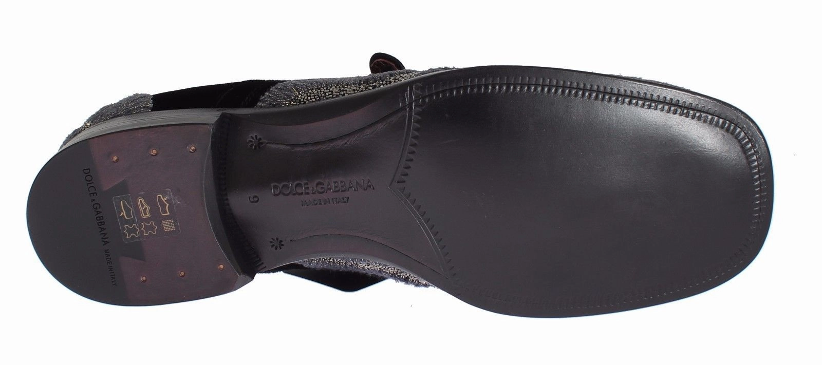 Eggplant Flats Shoes Black Velvet Gray Sequined Baroque Shoes