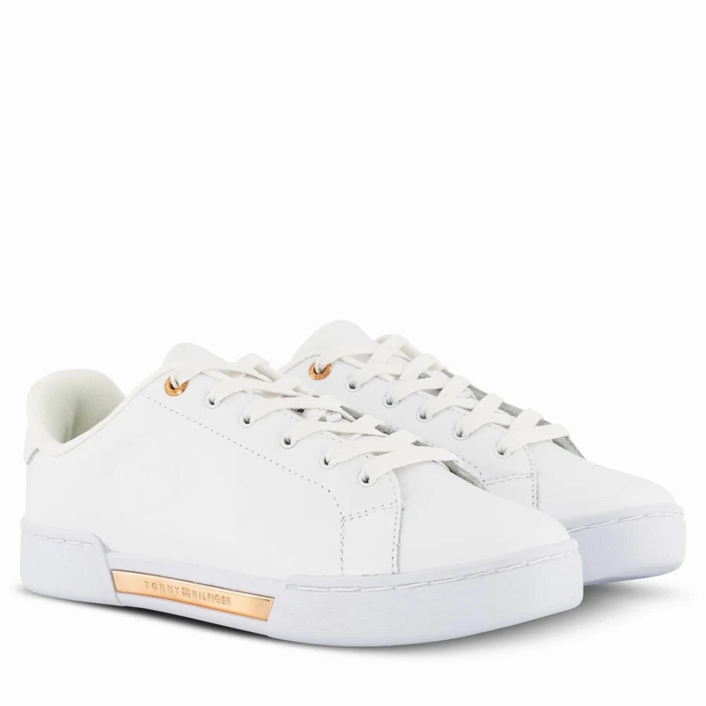 Gucci Shoes And Sneakers Tommy Hilfiger Rose Bar Sneakers - WHTGRSE