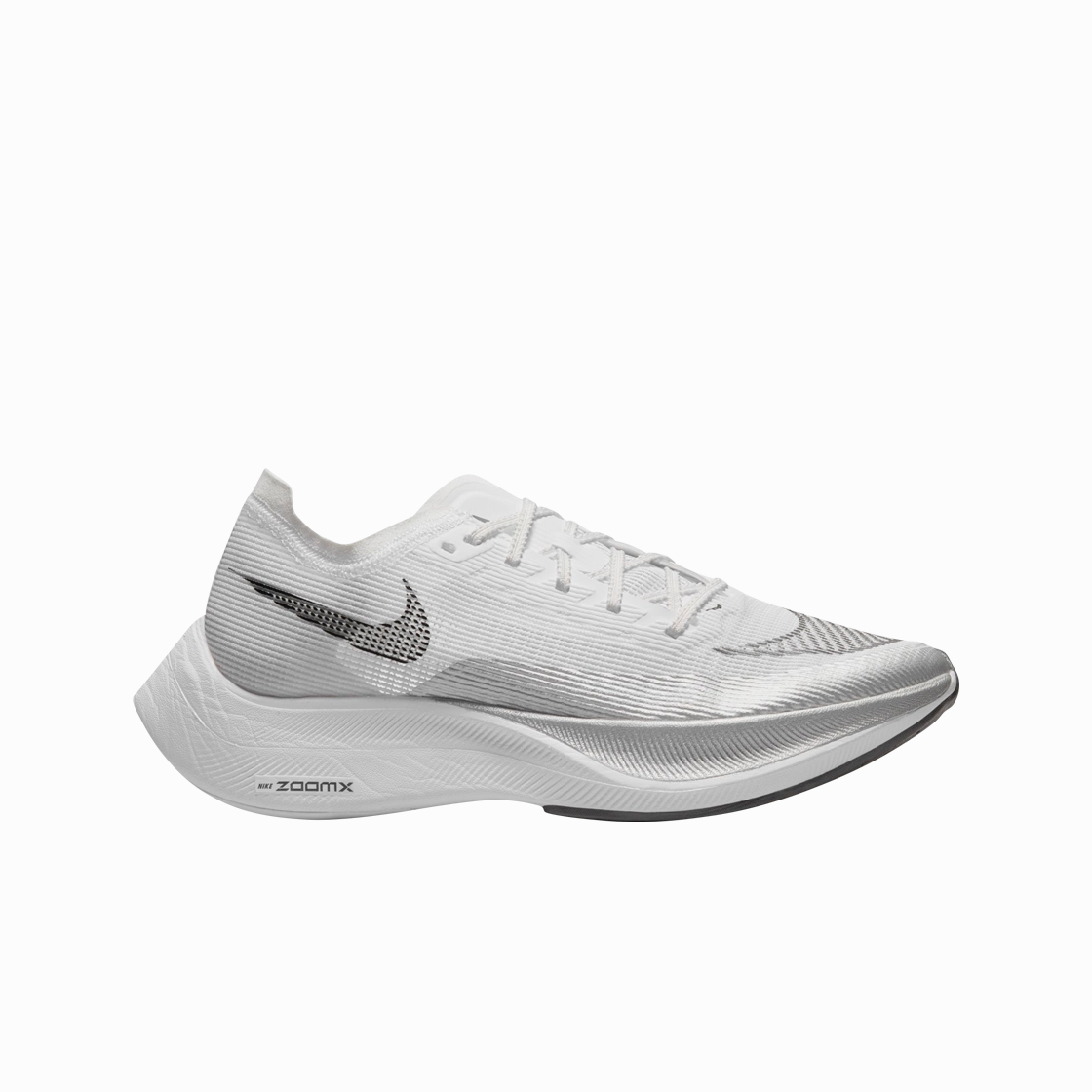 Asics Shoes Under 6000 Nike ZoomX Vaporfly Next% 2 White Metallic Silver (W)