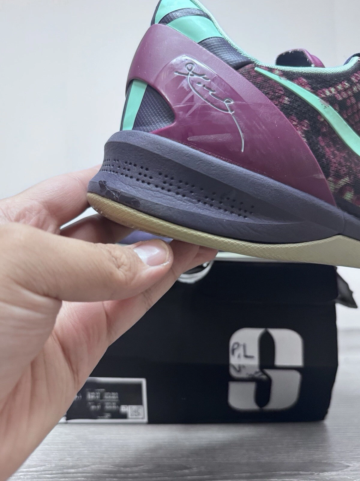 Asics Walking Shoes Reviews Size 15 - Nike Kobe 8 System Pit Viper 2013 (555035-502) Preowned Authentic