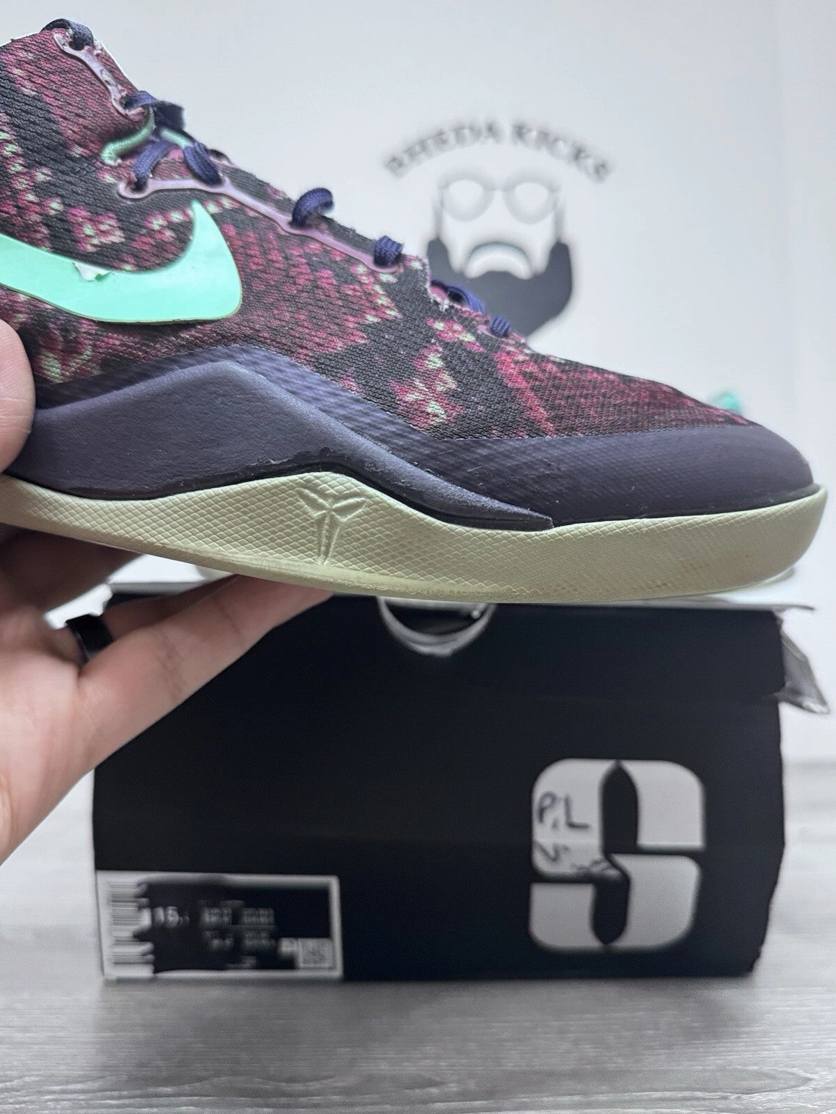 Size 15 - Nike Kobe 8 System Pit Viper 2013 (555035-502) Preowned Authentic Asics Shoes Good For Walking