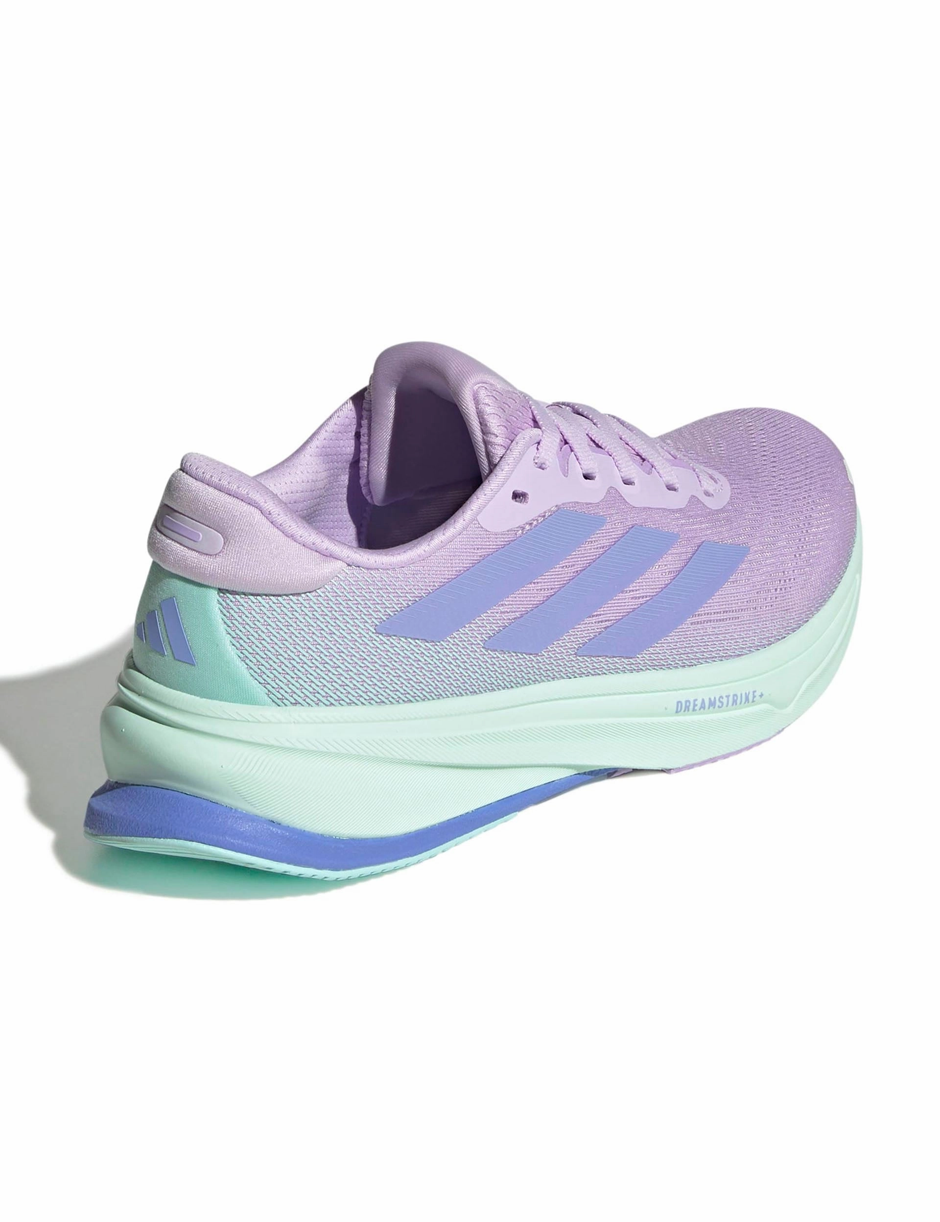 Supernova Rise 2 Running Shoes - Ice Lavender/Blue Spark/Powder Plum Clean Adidas Shoes