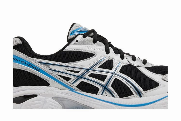 ASICS GT-2160 Black Pure Silver Bright Blue Asics Dress Shoes Japan