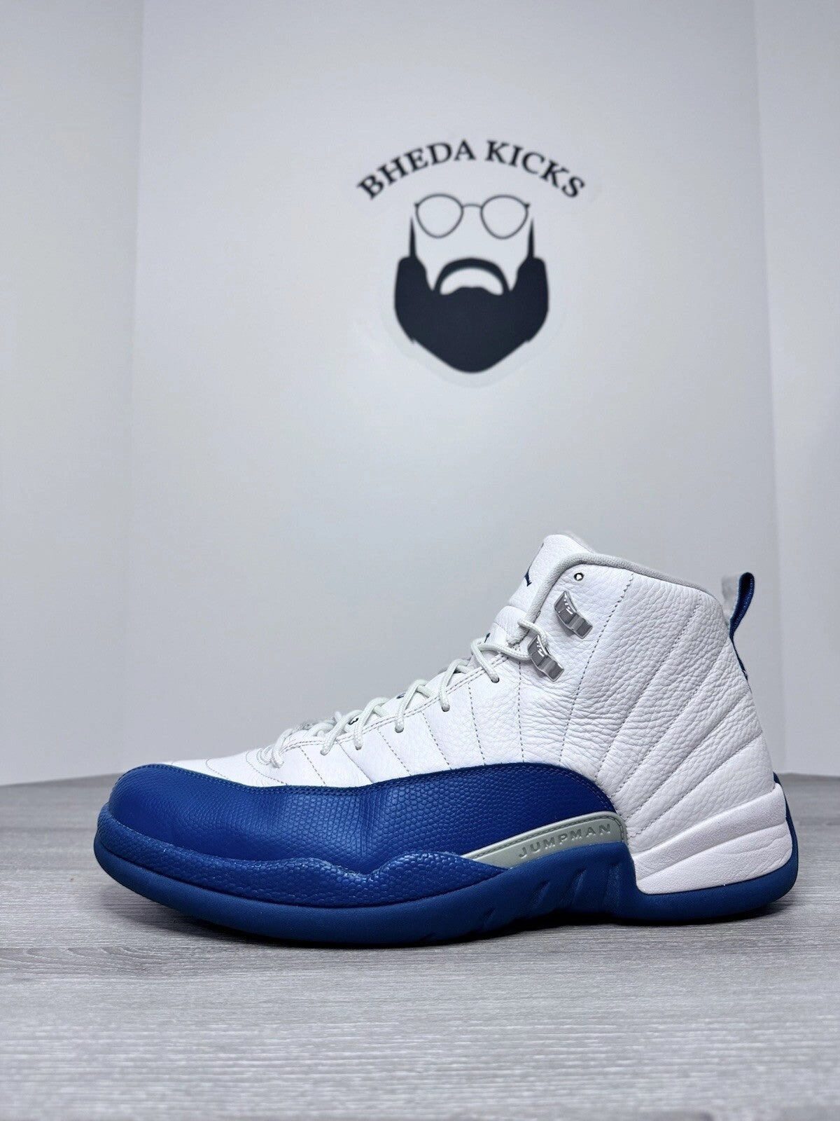 Size 15 - 2016 Nike Air Jordan 12 XII Retro French Blue 13690-113 Preowned Asics Nova Surge Basketball Shoes