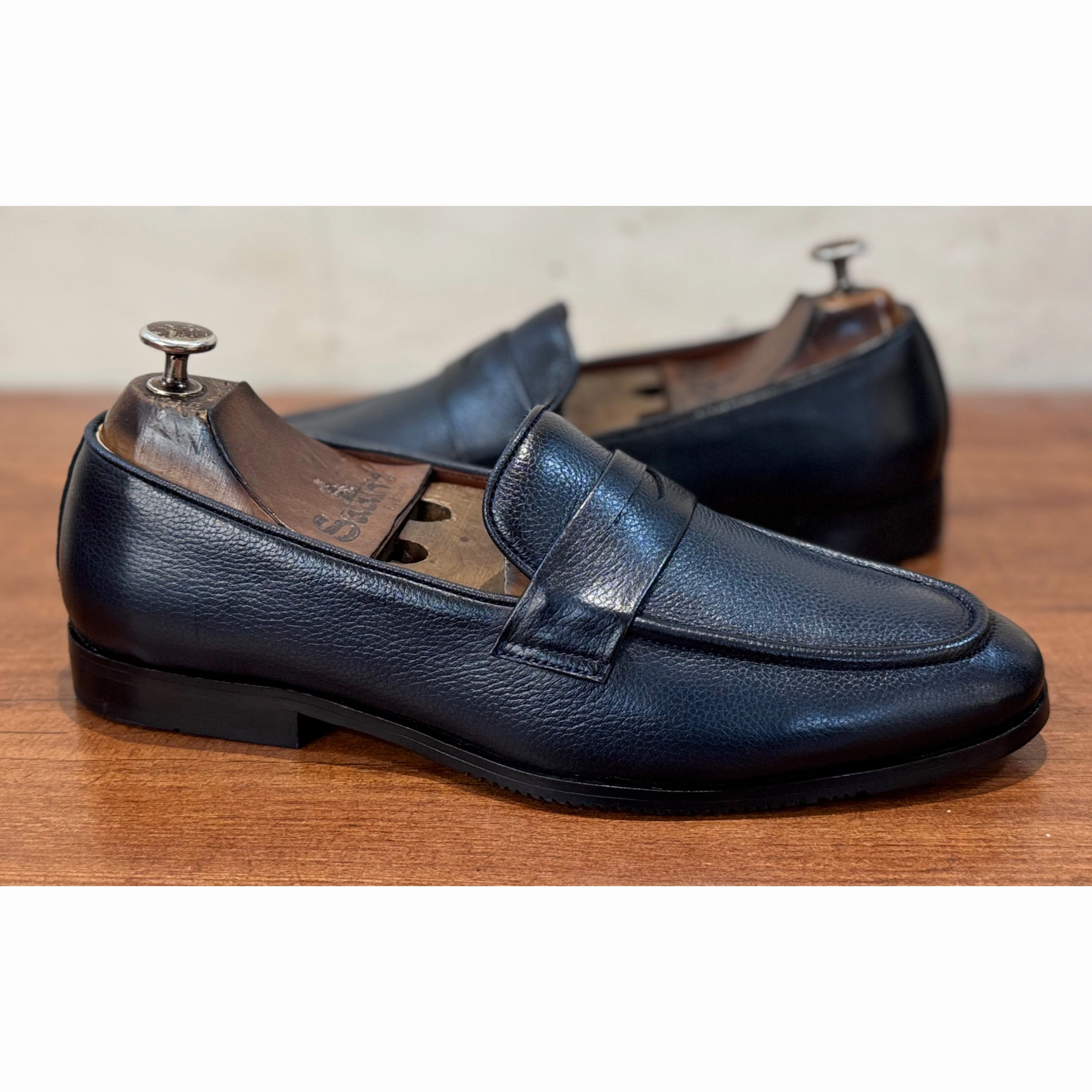 Socks For Loafers Blue Ndm Penny Loafers