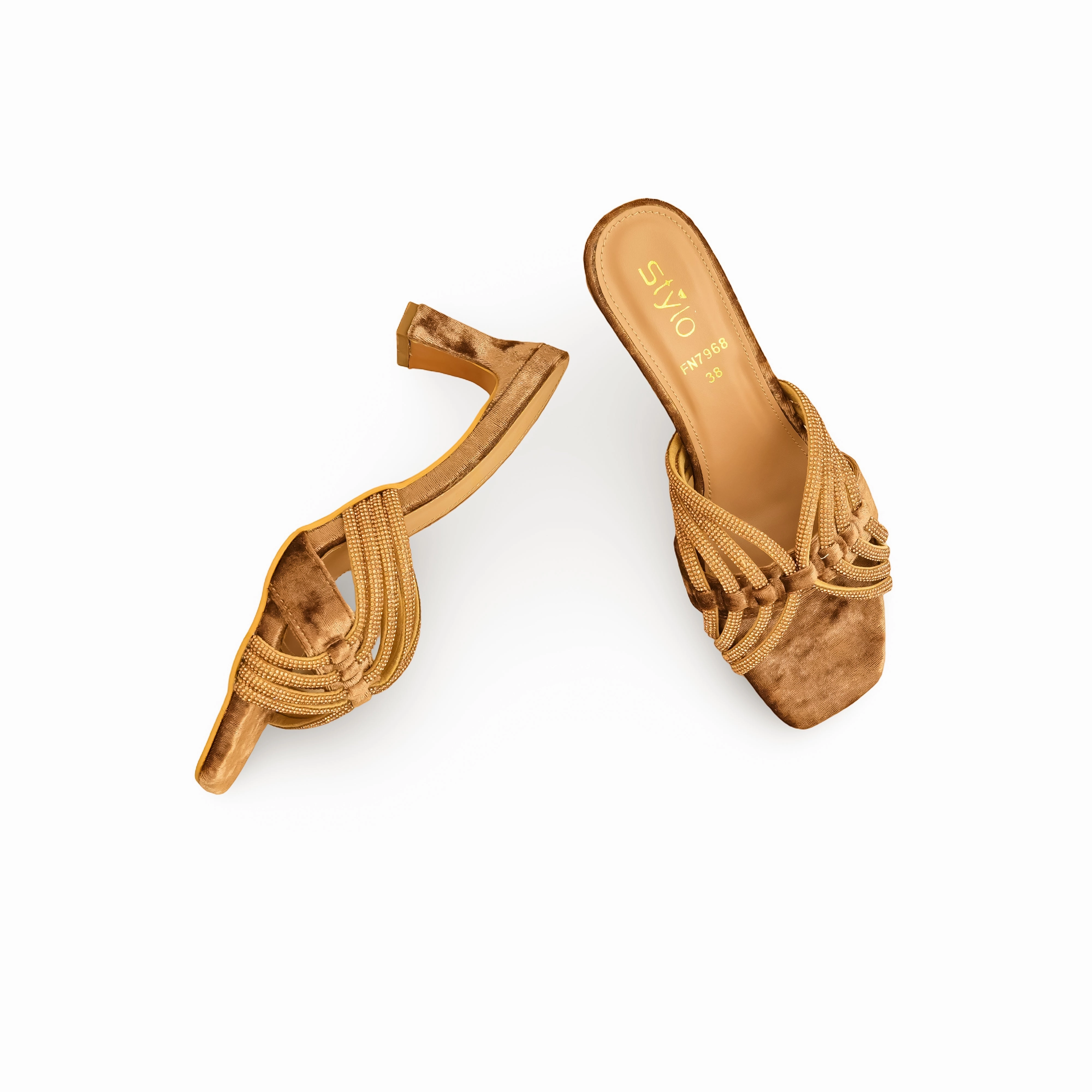 Golden Fancy Slipper FN7968 Dupe Slippers