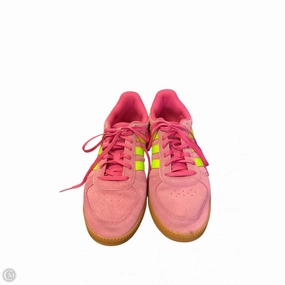 Shoes Athletic By Adidas In Pink & Yellow, Size: 11 Adidas Cloudfoam Pure 2.0 Running Shoes