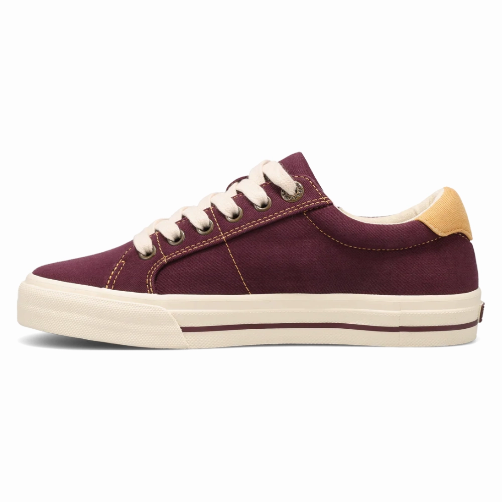 Taos Z Soul Plum/Maize Canvas Sneaker (Women's) Open Back Casual Shoes