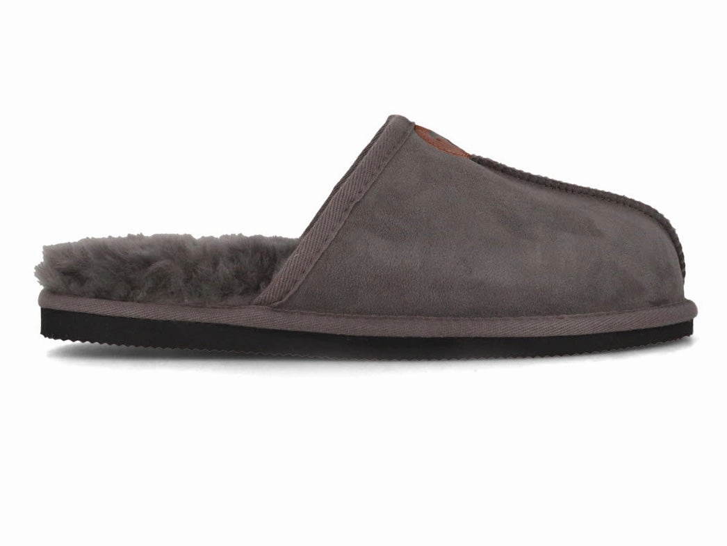 Thies Men Lambskin Slippers 'Sheepskin', gray Ballet Slippers Price