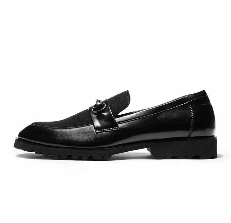 Martin - Black Suede Featherlite Loafers Cushioned Loafers