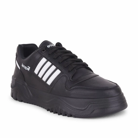 Spd Casual Shoes Leap7x Casual Black Lacing Sneakers For Men JAXER-1E By Liberty