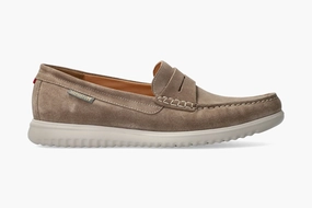 Titouan - Warm Grey Loafers Patent Leather