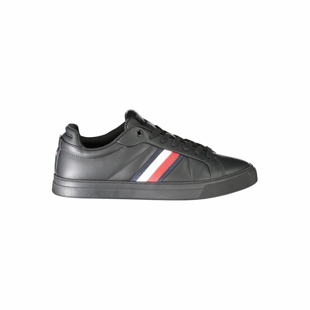 Walk In Sneakers Tommy Hilfiger Black Leather Men Sneaker