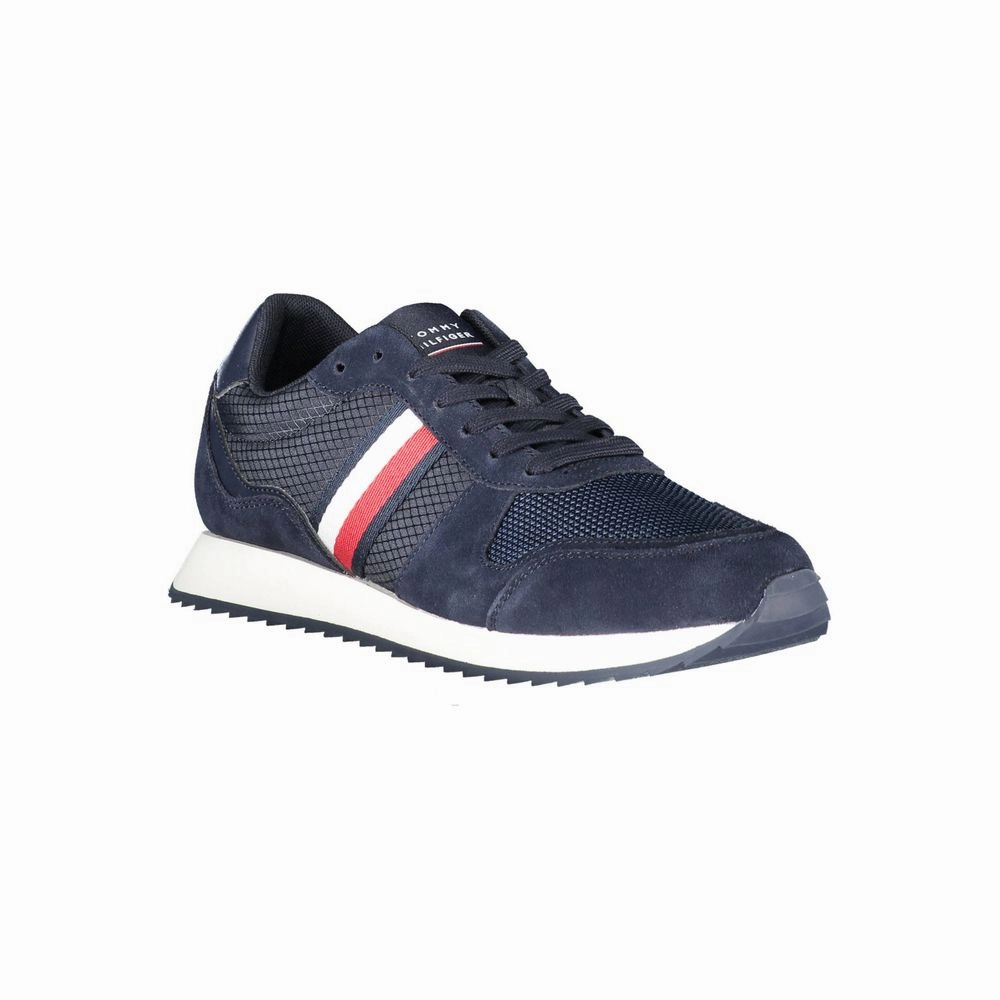 Culture Sneakers Tommy Hilfiger Blue Polyester Men Sneaker