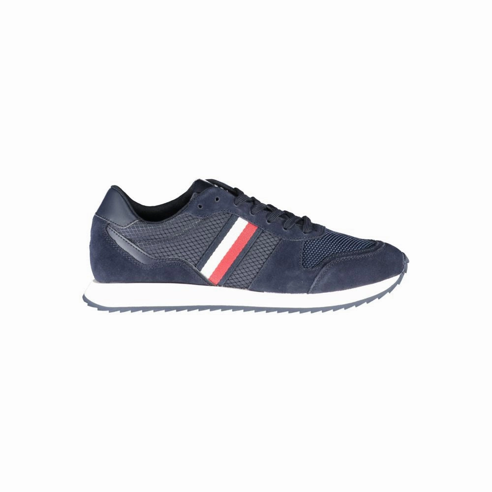 Tommy Hilfiger Blue Polyester Men Sneaker Best Cleaner For Sneakers