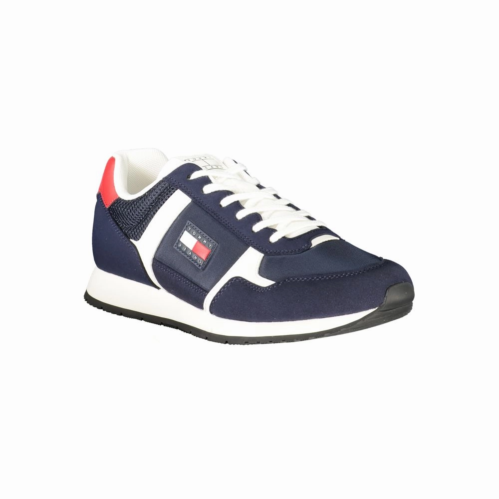 Tommy Hilfiger Blue Polyester Men Sneaker Sneakers 1992 Movie