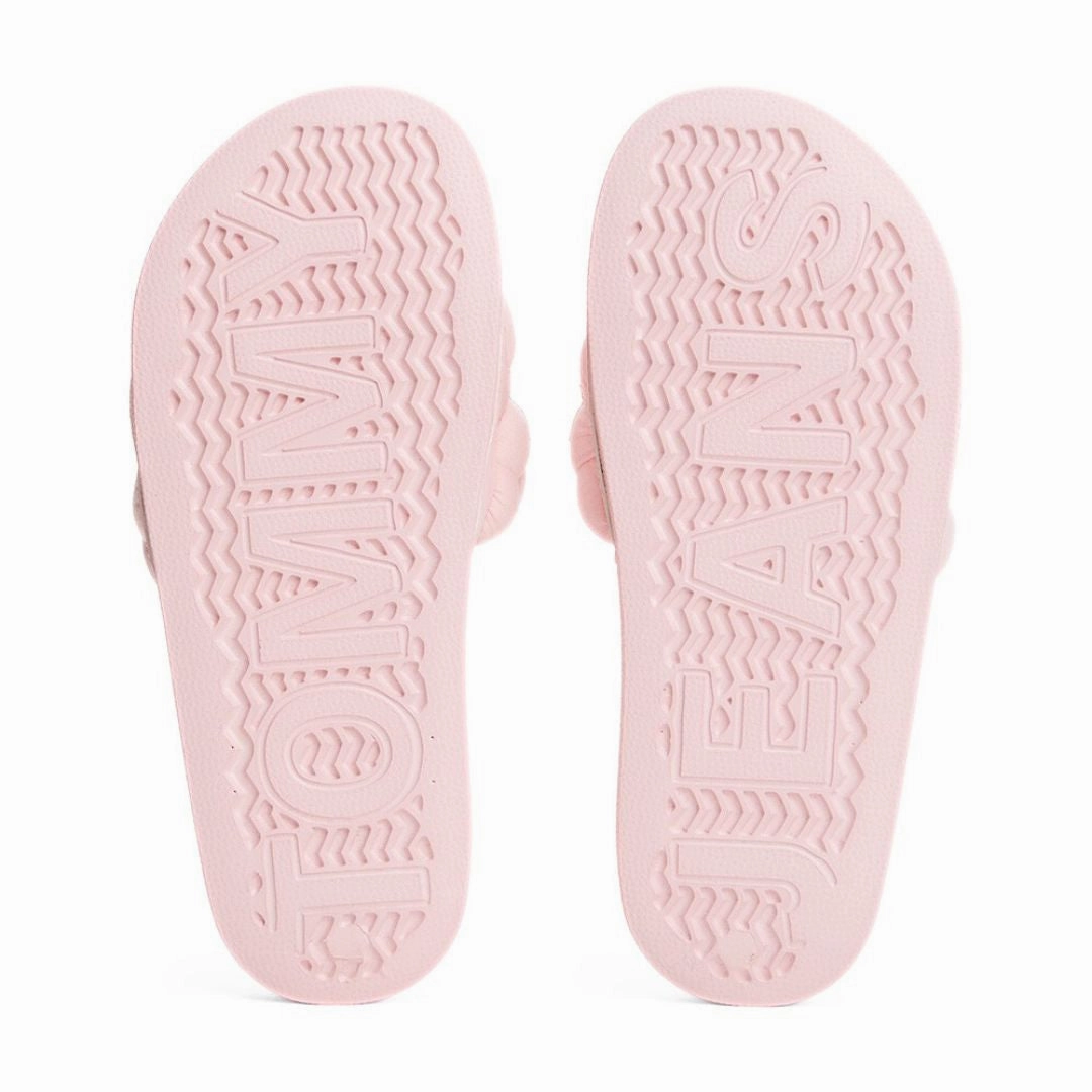 Guess Sandals Tommy Hilfiger Braided Strap Slides EN0EN02764-PNK