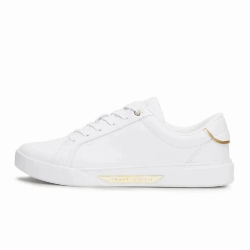 Tommy Hilfiger Chic Sneakers Hw Court Women FW0FW07813-WHT Bridal Sneakers