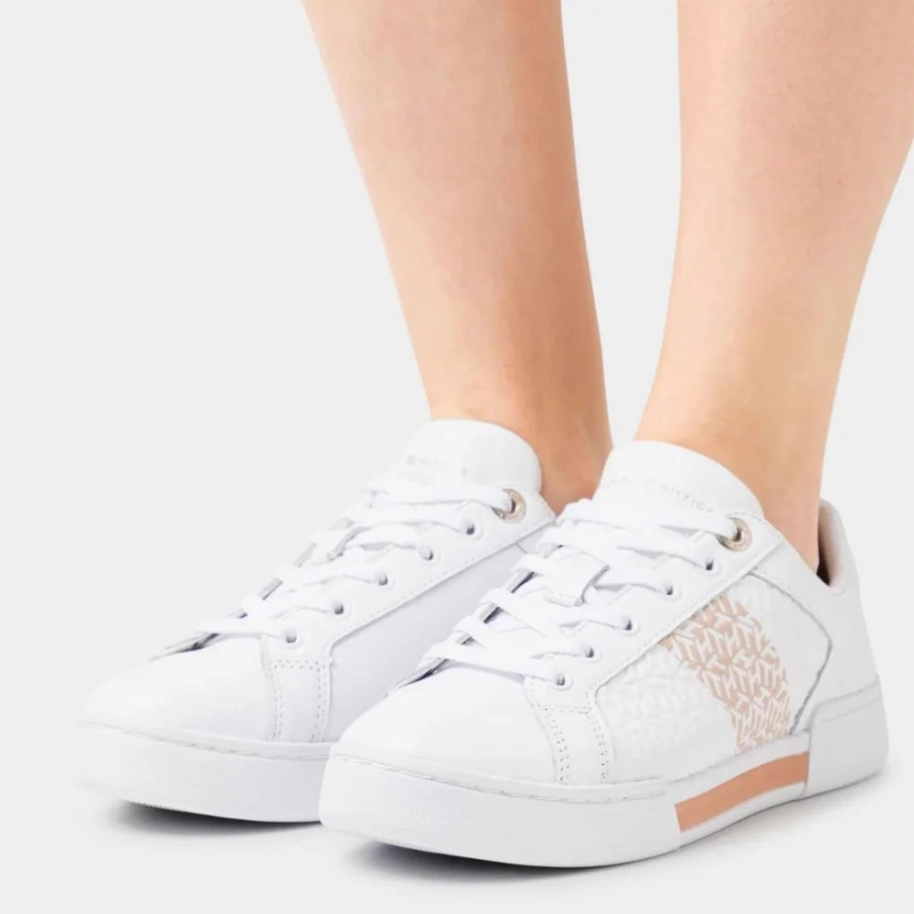 Gym Shoes Vs Sneakers Tommy Hilfiger Monogram Elevated Women - WHTRSE