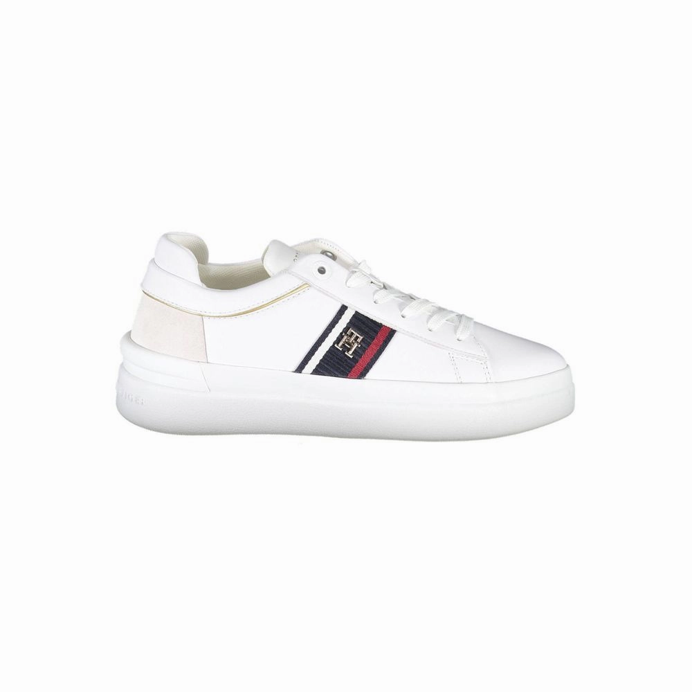Sneakers For Teachers Tommy Hilfiger White Polyester Sneaker