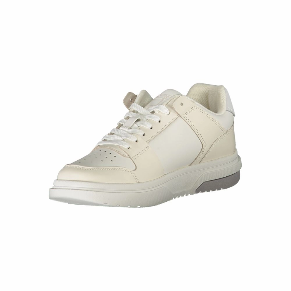 Tommy Hilfiger White Polyester Sneaker Best Sneakers For Walking All Day