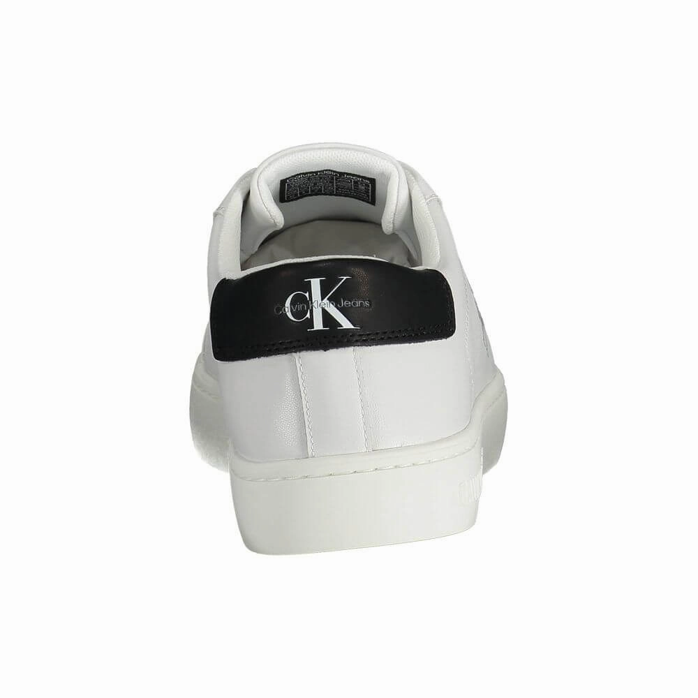 Calvin Klein White Recycled Polyester Men Sneaker Sneakers In Style